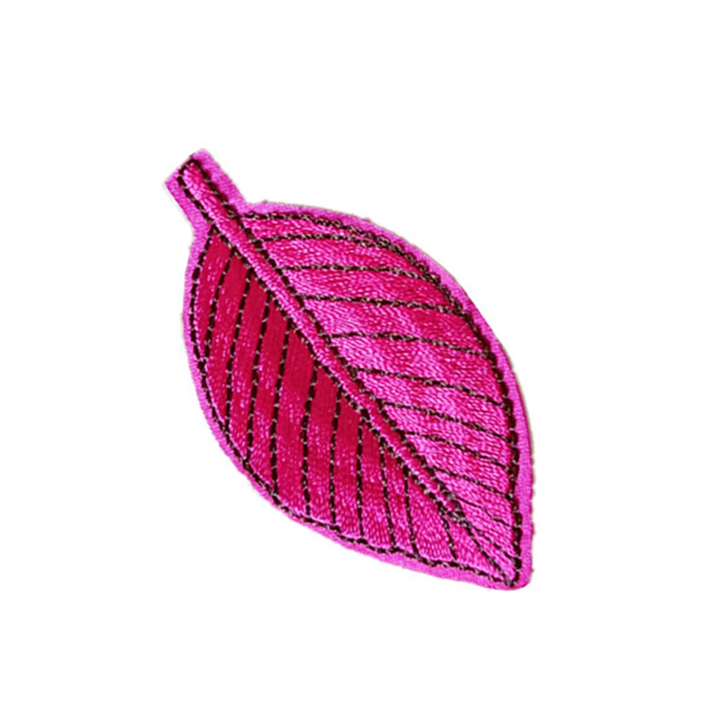 

12pcs Leaves Patches Decorative Cloth Stickers Embroidery Applique Sewing Mend Clothes Bag Daily Article Durability Stitching