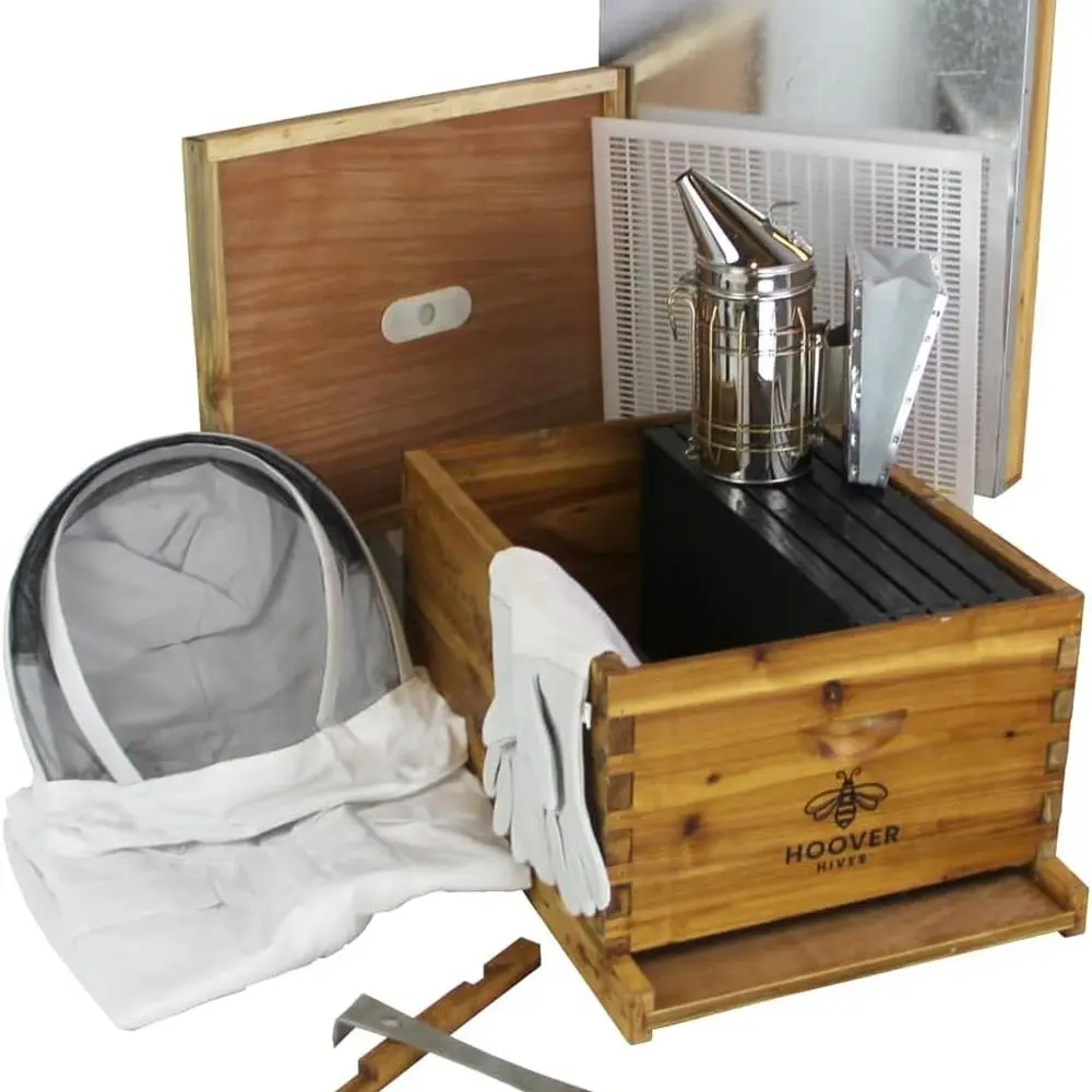 

Стартовый набор восковых улей для пчеловодства с 10 рамами и 5 рамами с вощеным покрытием