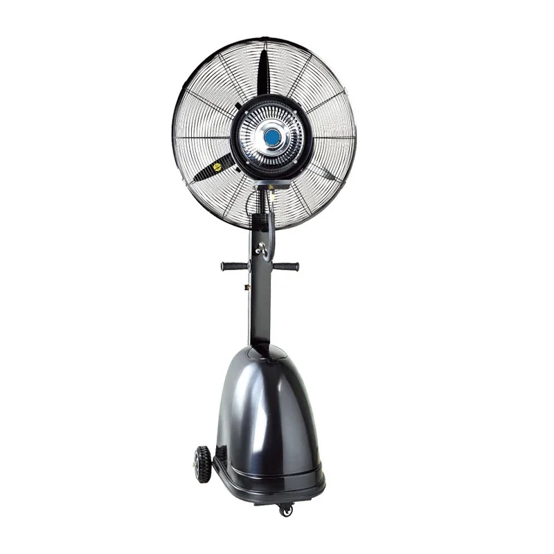 Outdoor Air Cooling 350W Mobile Water Misting Fans For Patios