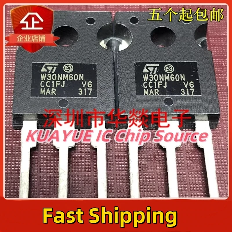 10PCS-30PCS W30NM60N STW30NM60N TO-247 600V 25A  Fast Shipping Quality Guarantee
