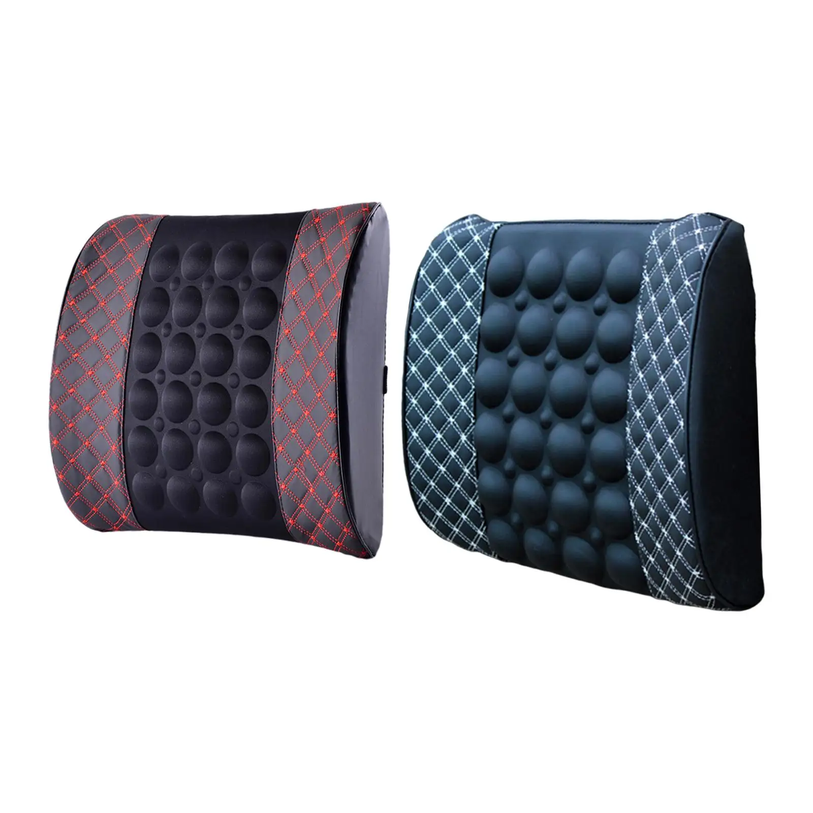 

Car Support Pillow Safety Chair Cushion Electric Massage Headrest Support 12V Seat Back Cushion Pad Fit for Relaxation