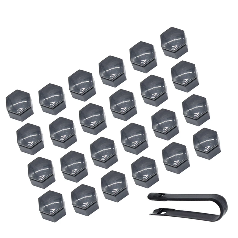 25 stücke 22mm graues Auto Rad schraube Mutter Abdeck kappe passend für Opel Vauxhall Holden Insignia Buick Regal Chevrolet Vectra 2017-2019 2010