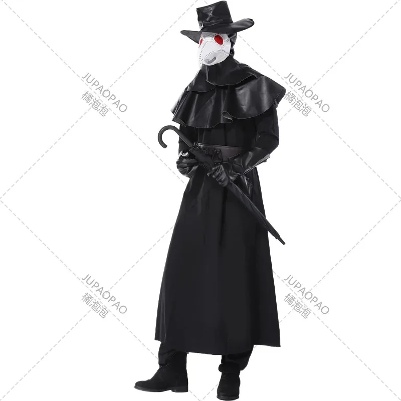 Bear's Den S-5XL Plus rozmiar Halloween kruka usta kostium wydajności lekarz zaraza Perfor nowy 2025