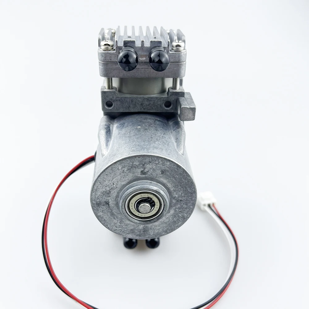 سوبر ارتفاع ضغط PF-08DH DC24V مصنع صناعة الأجهزة المخصصة مضخة المكبس مزدوجة الرؤوس لنقل الهواء