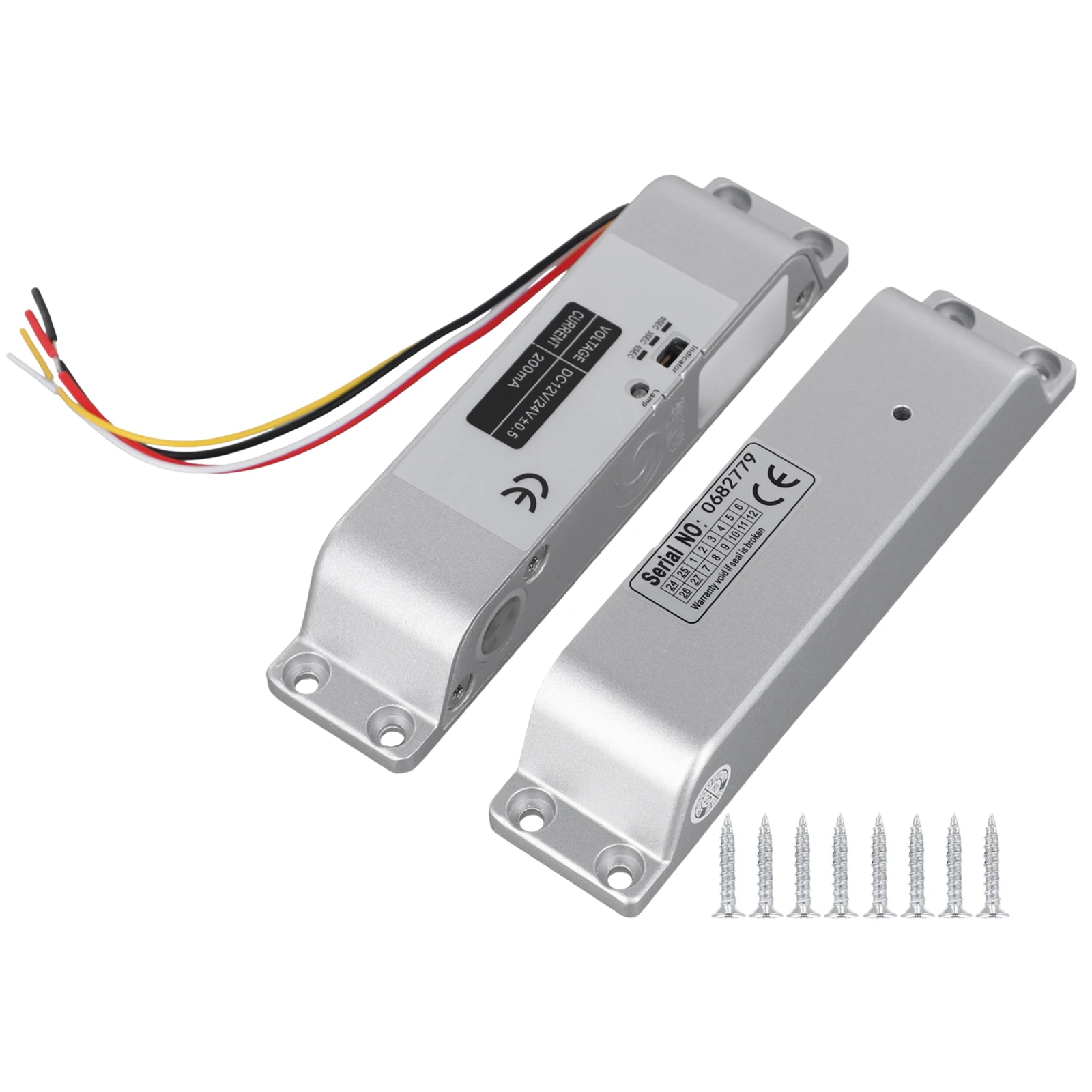 Color Silver Electric Drop Bolt Lock Fail-Safe Lock Low Operational Current Stable And Safe Standby Current Fail-Safe Mechanism - view 5