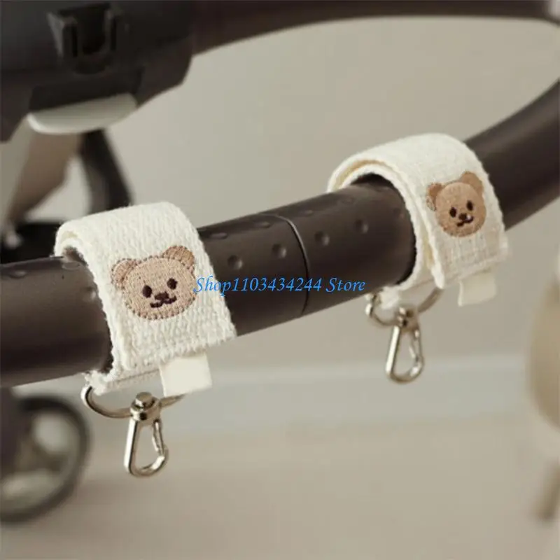 2Pcs Stroller Hooks for Hanging Bags Shopping Bags Durable Cartoon Hooks Universal Armrest Hanging Hook for Prams