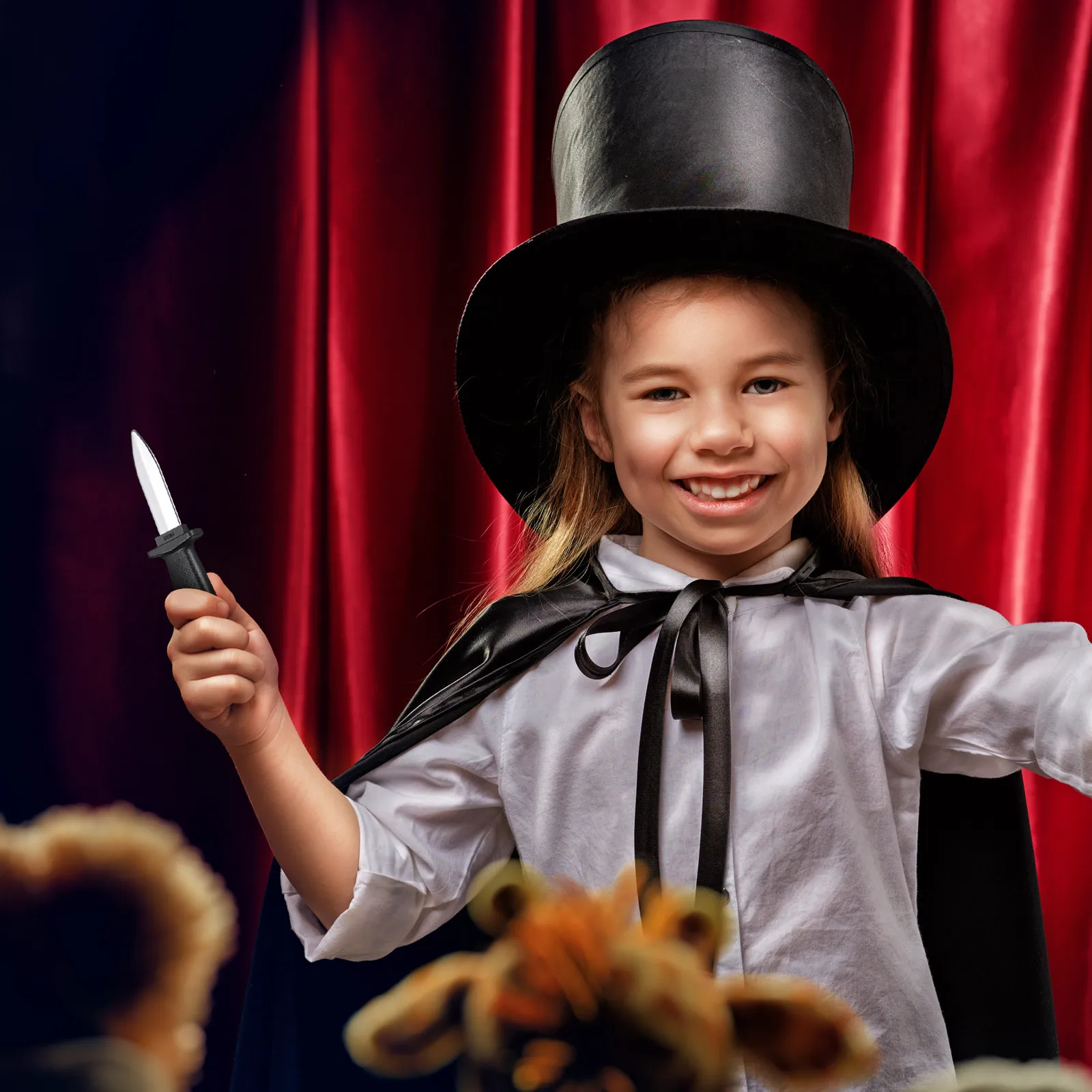 

7Pcs Retractable Stimulation Fake April Fools' Day Trick Prop Prank Party Performance Accessory Fake Retractable Toy