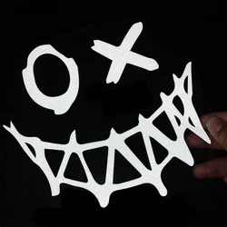 Devil Grimace Reflective Car Stickers Motorcycle Body Windshield Moto Helmet Fuel Tank Decal Accessories for MT07 Z900 900 DSX