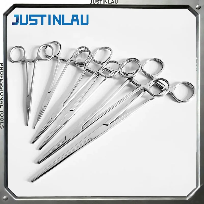 JUSTINLAU 16/18/20CM Bent/straight Stainless Steel Locking H