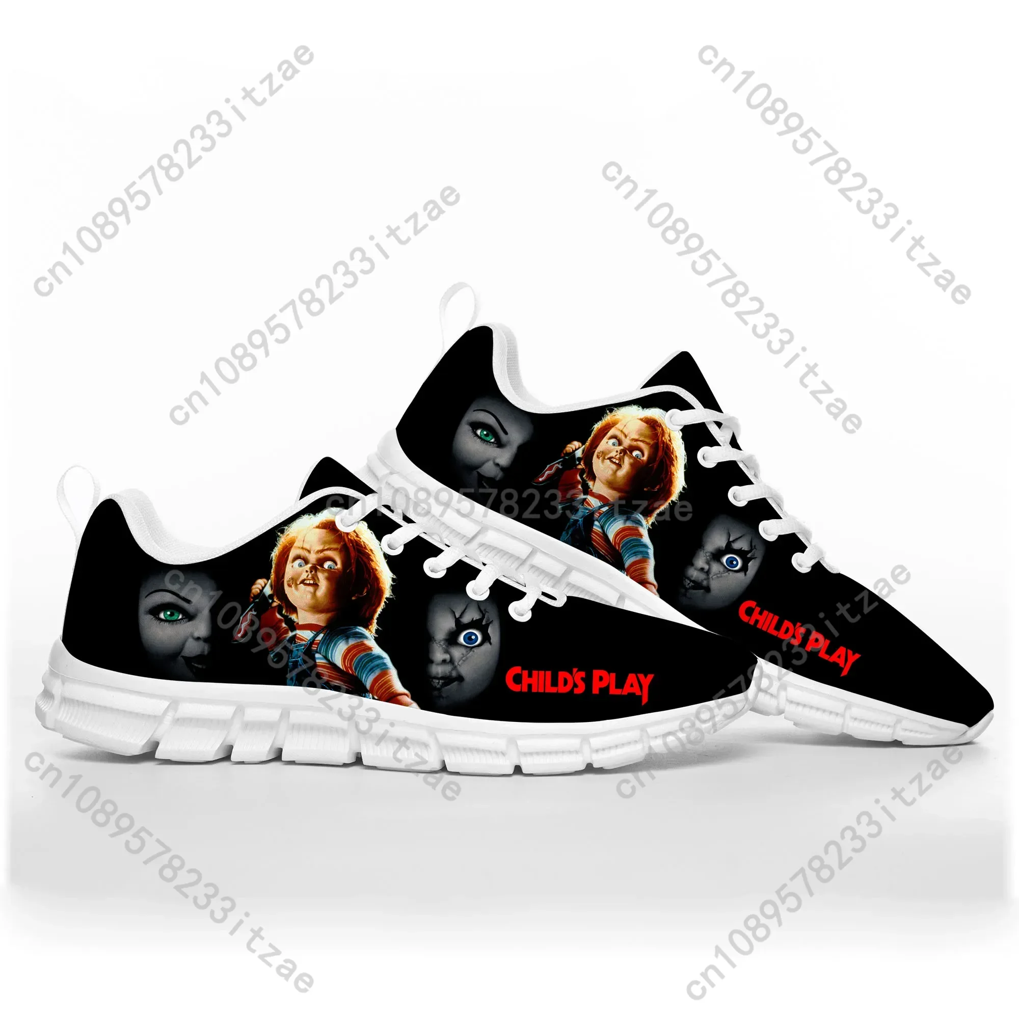 Horror Movie Childs Play Chucky Sports Shoes Mens Womens Teenager Kids Children Sneakers Casual Custom High Quality Couple Shoes