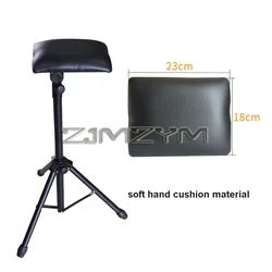 Tattoo Tripod Stand Arm Leg Rest Studio Chair Sponge Pad Height Adjustable