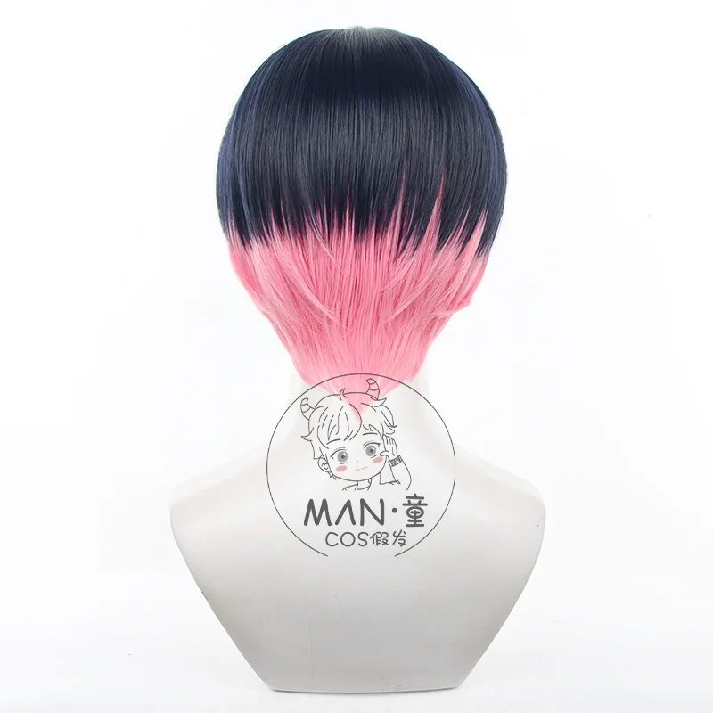 VALORANT クローブ コスプレウィッグ グラデーション ショートヘア 模擬頭皮 ハロウィン ギフト