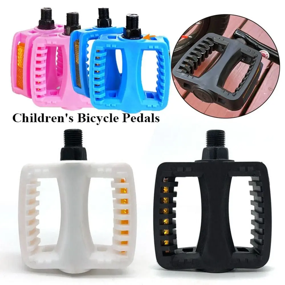 AliExpress NONE New 12.4/13.7/14.1mm Children's Bicycle Pedals Ultralight Universal Foot Pedal Anti-Slip Kids Bike Pedal Bicycle Accessories