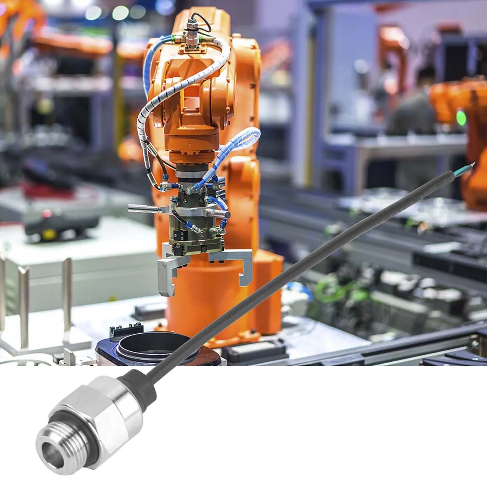 محول الضغط G3/8 اتصال برغي IP65 إشارة تناظرية مستشعر ضغط المياه عالي الدقة #1