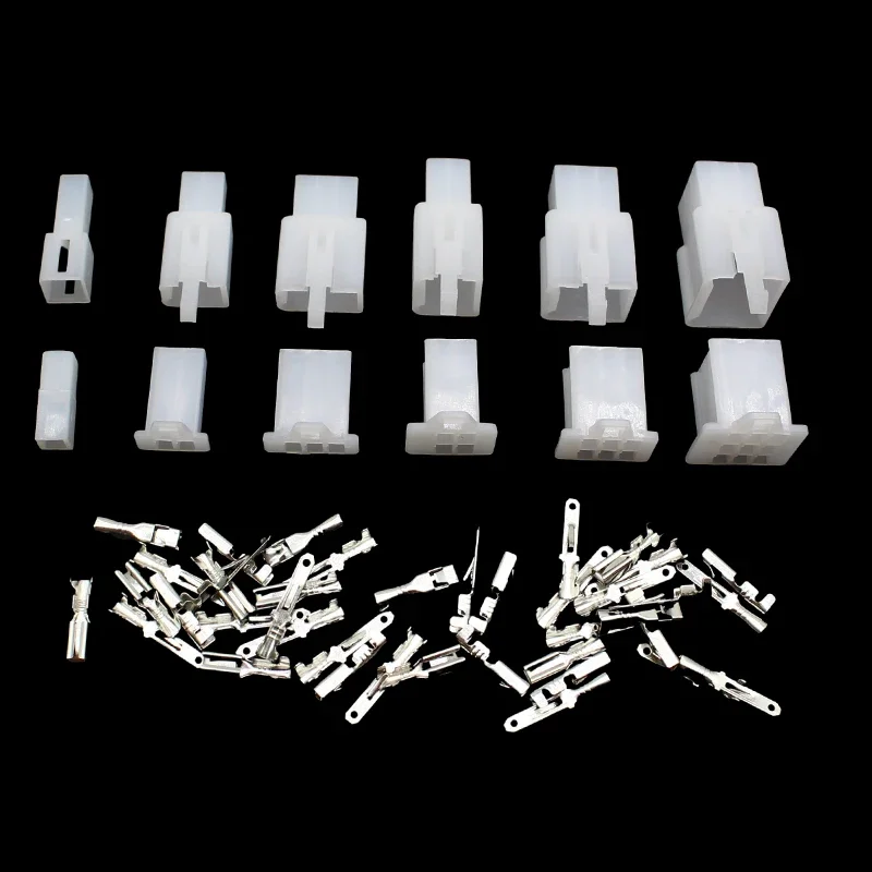 10 ensemble/lot 2.8mm 2/3/4/6/9 broches automobile 2.8 connecteur de fil électrique mâle femelle câble terminal prise Kits moto ebike voiture