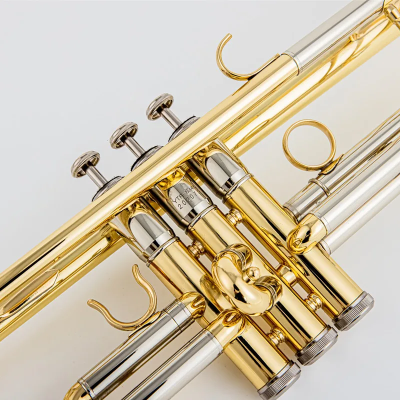 Trumpet Musical Instrument B-flat Brass Wind Instrument Children Professional Performance Student Grade Examination Beginners