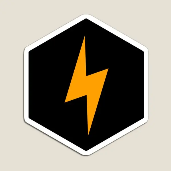 Magnete elettrico esagonale arancione colorato per bambini divertente frigorifero carino casa per frigorifero supporto magnetico per bambini giocattolo