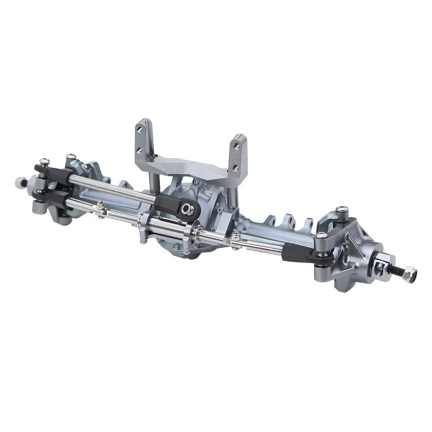 Aluminium Servo Mounts Met Simulatie Hydraulische Stuurset Voor 1/10 SCX10 II 90046 Rechte As RC Auto Upgrade Onderdelen