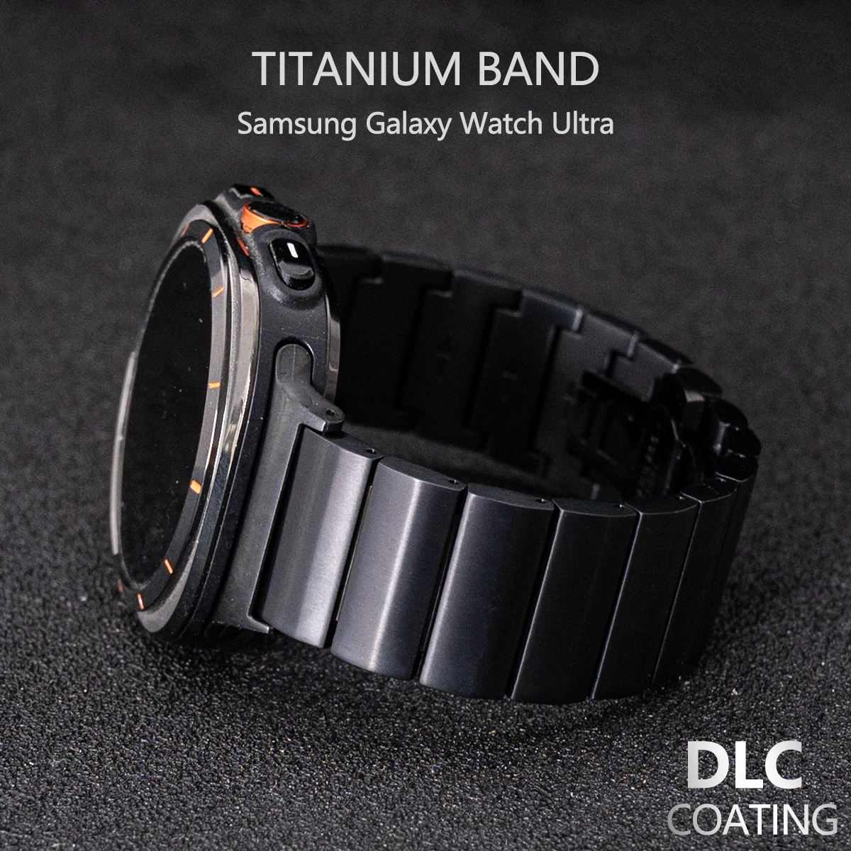 

Титановый ремешок для Samsung Galaxy Watch Ultra 47 мм из нержавеющей стали, деловой металлический ремешок Galaxy Watch 7 Ultra 47 мм, роскошный браслет