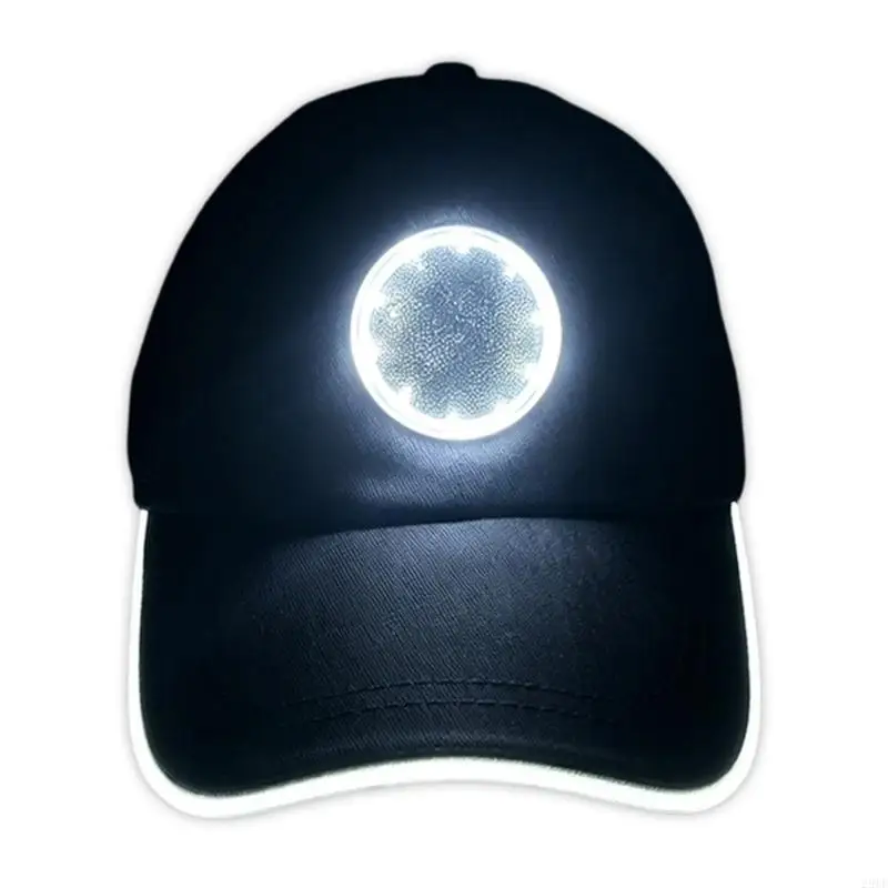 2025 New Light Up Baseball Cap Flash Glow Party Hat Adjustable LED Baseball Cap