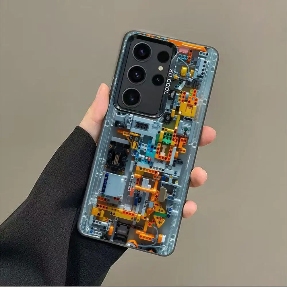 

Mechanical device Phone Case case for Galaxy S25 S24 S23 S22 S21 S20 Ultra/ FE/Plus shock-proof rear cover anti-fingerprint