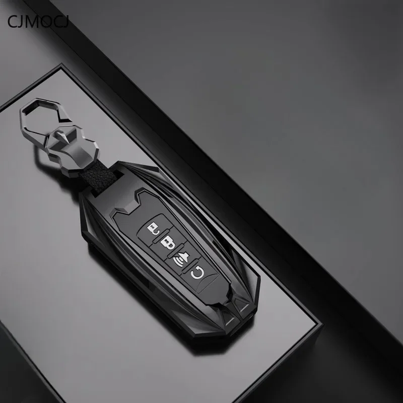Zinc Alloy Car Key Case Cover Shell Fob for Haval H6 3rd Gen Max Dargo H9 Menglong