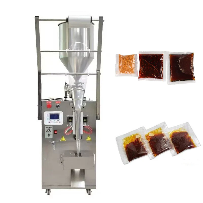 Automatic Tomato Sauce Curry Paste Honey Sachet Liquid Packaging Machine Stick Honey Packing Machine