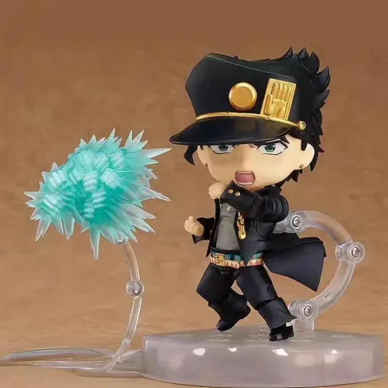 Nuevo 10CM Anime JoJo's Bizarre Adventure Kujo Jotaro Q versión conjunta reemplazable figuras de acción PVC modelo estatua muñeca juguete regalos