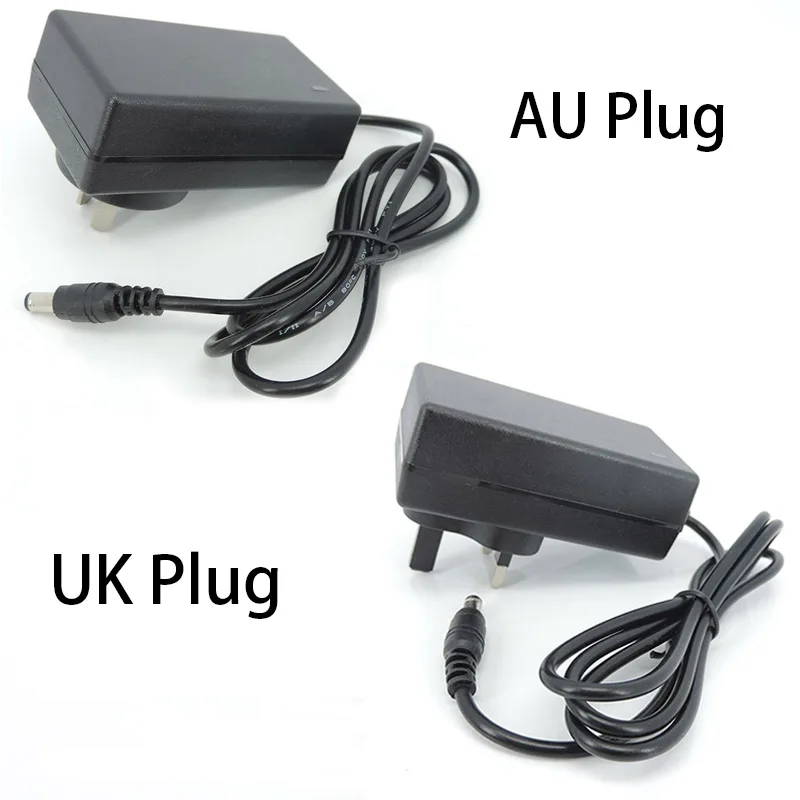 AC 220V to DC  Power Supply Adapter 12V 3A 3000ma 24Volt 2A 2000ma Au UK plug Transformer for LED light Driver