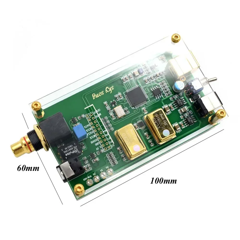 Lusya XMOS XU208 Asynchronous USB Coaxial Fiber Output Digital Interface IIS DSD256 Spdif Dop64 With Acrylic Sheet A6-018