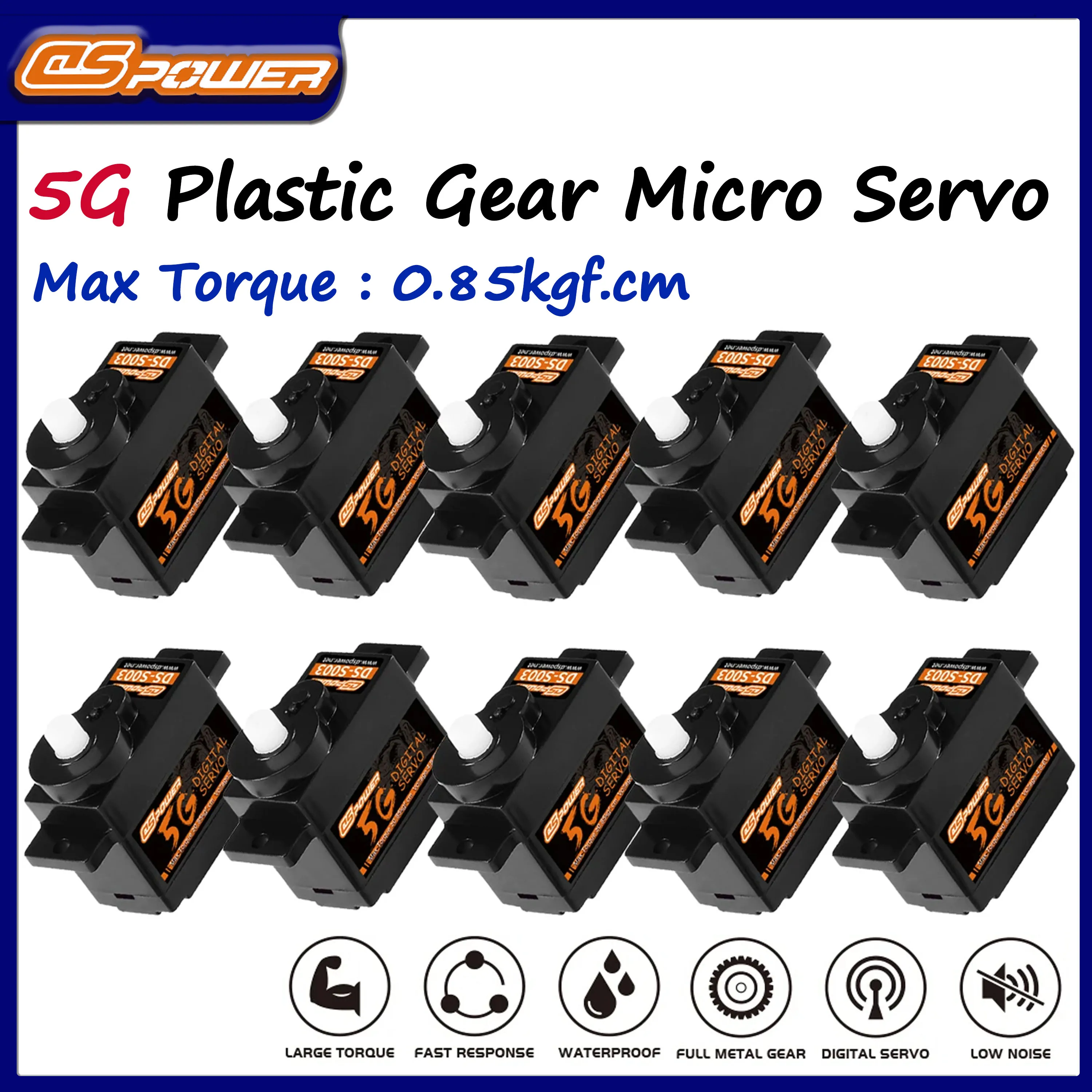 

1/5/10/20PCS DSpower 5g Micro Digital Servo for RC Mini Car WLtoys k969 K999 Mini Q Airplane Helicopter Fixed-wing Boat Robot
