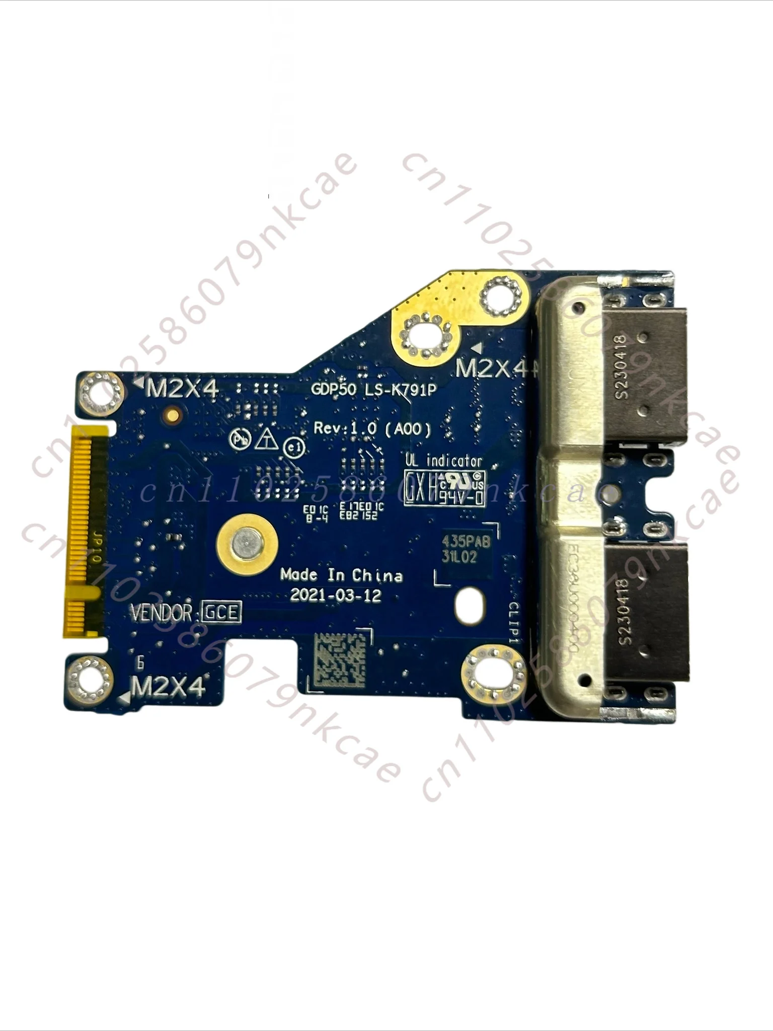 USB small board for Dell Alien M15 R6 without IR interface LS-K791P