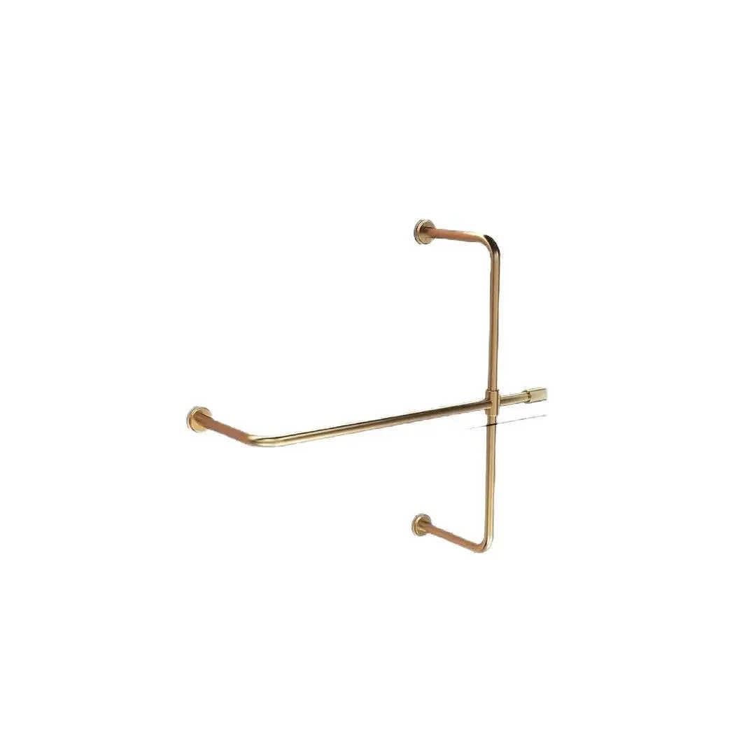 

Stainless steel floor-to-ceiling hanger Hotel bathroom Commercial coat rack Wear-resistant and anti-corrosion Load-bearing 50kg