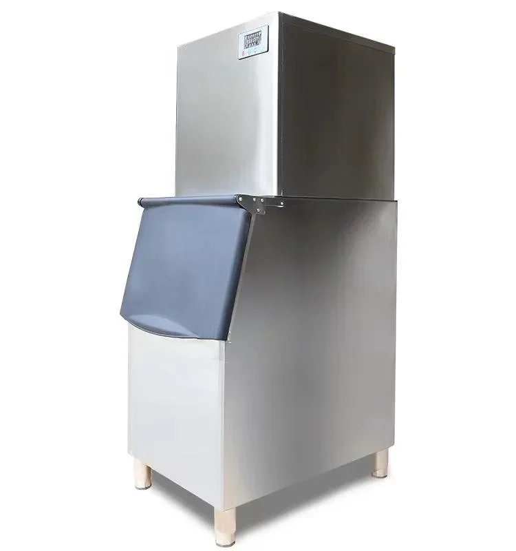 150kg 300kg 500kg Commercial Ice Cube Maker Stainless Steel Free Standing Automatic Ice Making Machine Maquina De Hielo