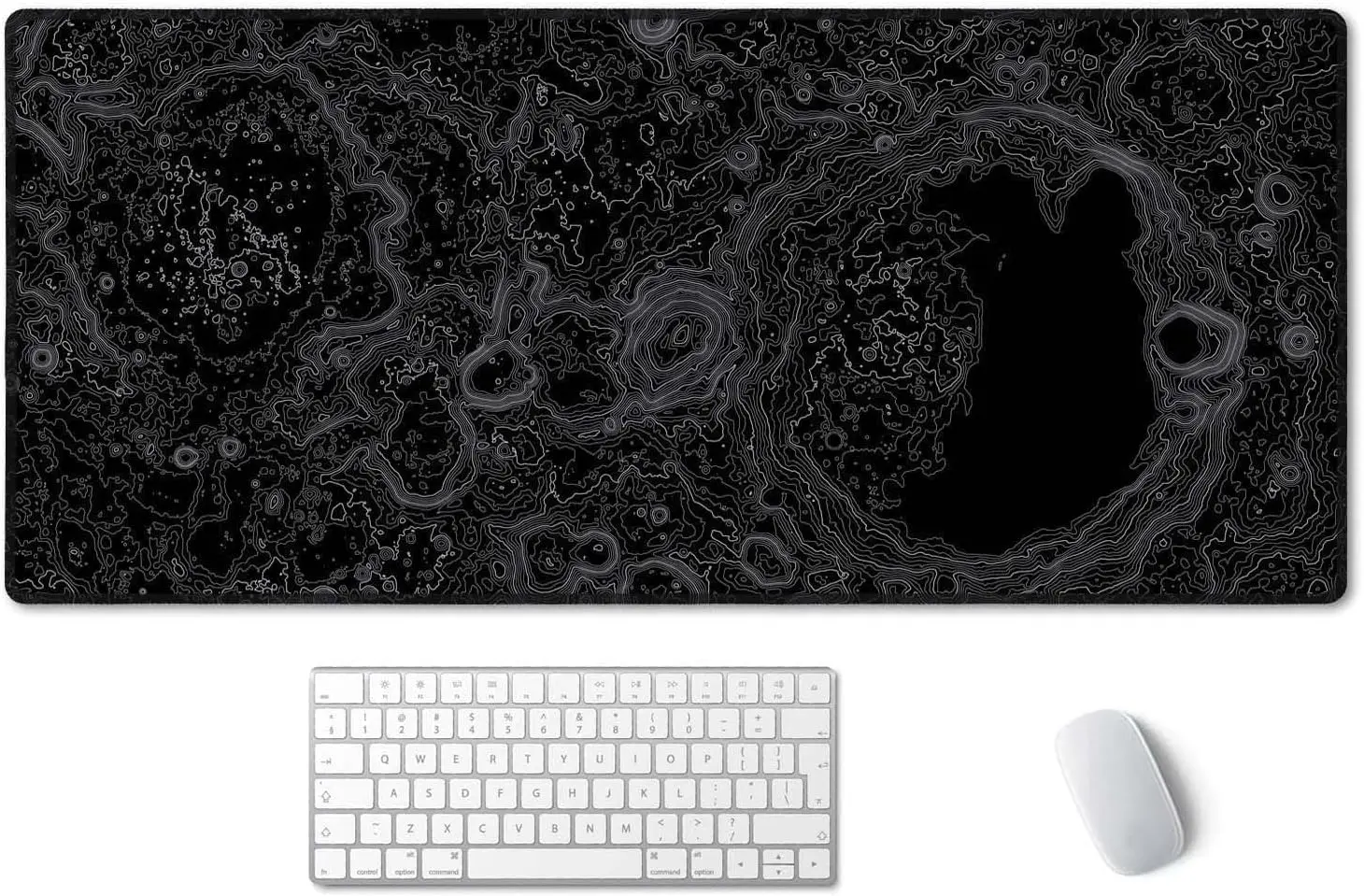 

Black Water Ripple Game Mouse Pad Game Player Peripheral Table Mat Smooth Cloth Surface Suitable for All Kinds of Games