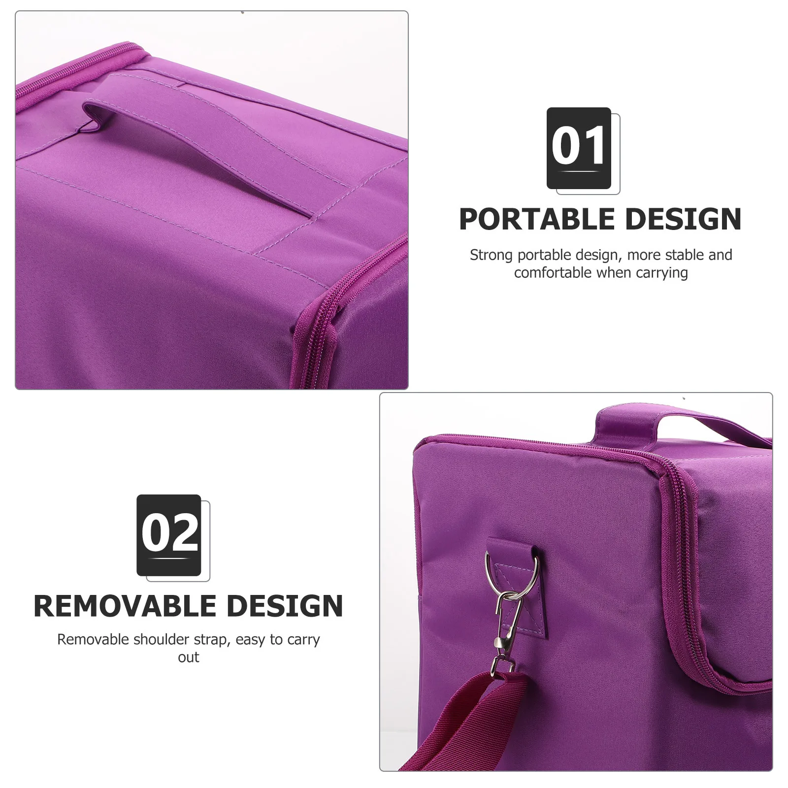 حقيبة أدوات المكياج قسط دائم مقاوم للماء متعدد الطبقات منظم السفر كيس التخزين للنساء أدوات الزينة مانيكير