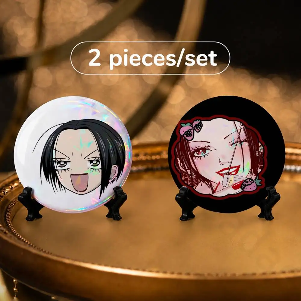 Anime N-Nana Pins 58mm Cute Cartoon Badge Handmade Brooches for Backpack Accessories Jewelry Gifts view 5