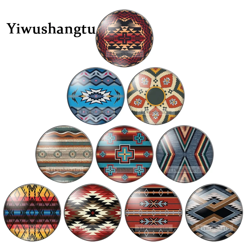 Abstract symmetrical art tablecloth Patterns 12mm/18mm/20mm/25mm Round photo glass cabochon demo flat back Making findings