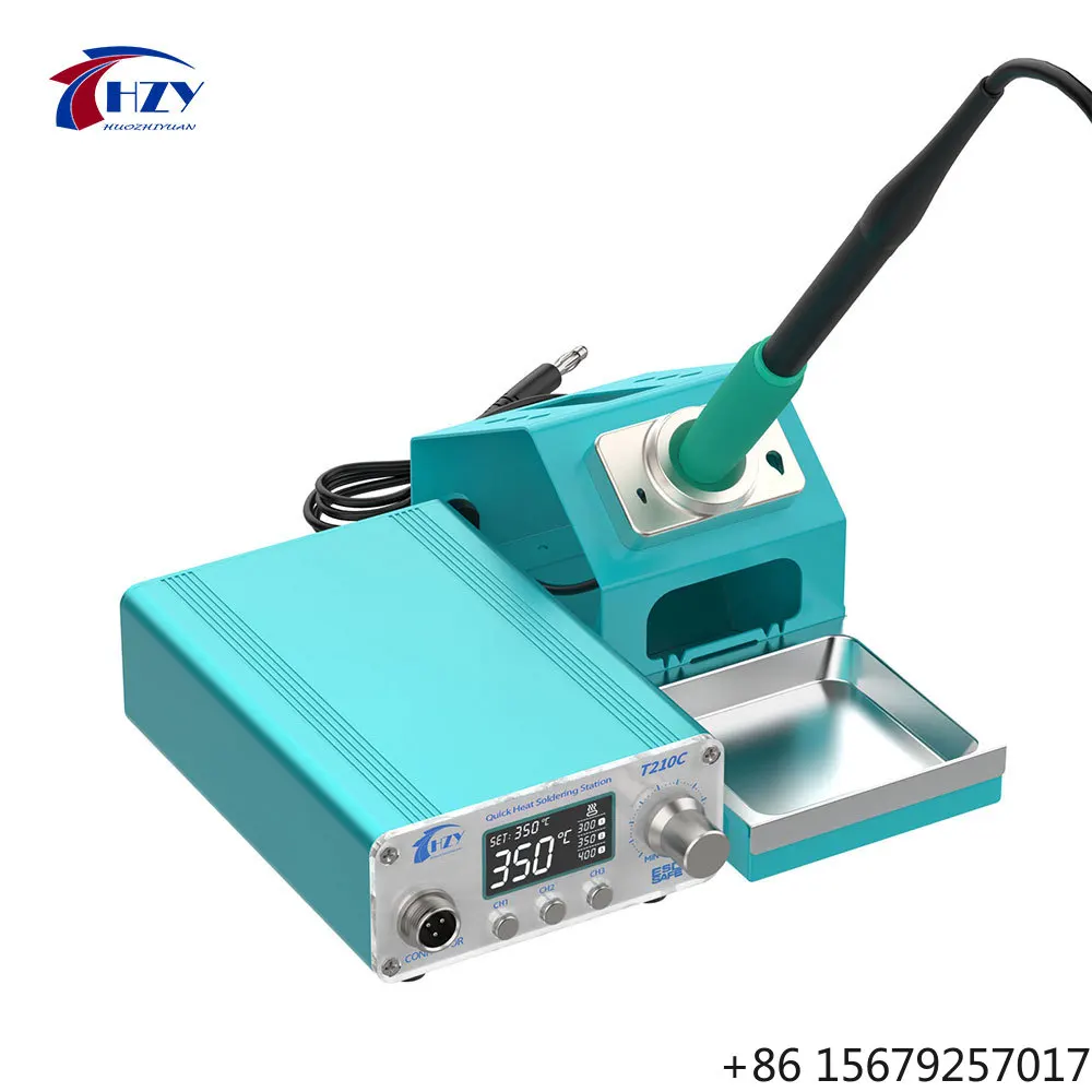 HZY-T210C Soldering Station LED Digital Adjustment Auto Sleep 1s-2s Quick Heating JBC 210 Micro Electronic Repair Welding Tools