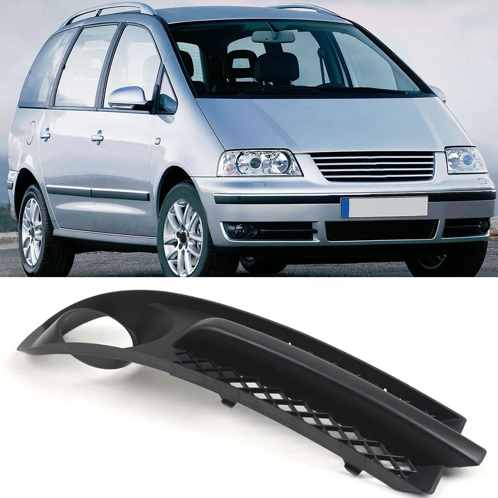 

Car front right bumper fog lamp frame 7M3853684A 7M3853684C For Sharan 2000-2010 Front Bumper Fog Light Grill Cover Right ABS