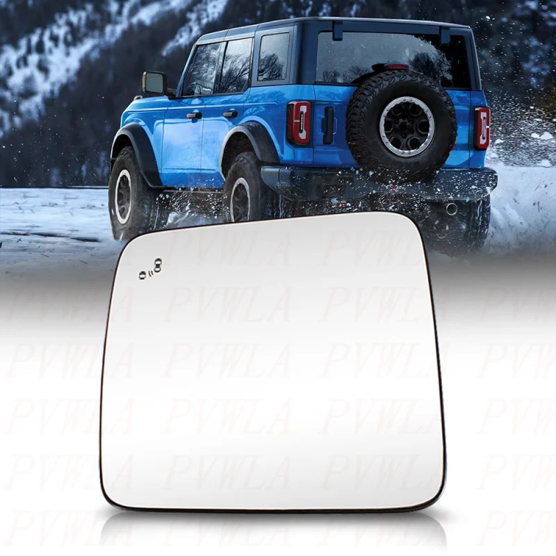 

For Ford BRONCO 2021 2022 2023 2024 Left Side Heated Blind Spot Rear Mirror Glass Car accessories