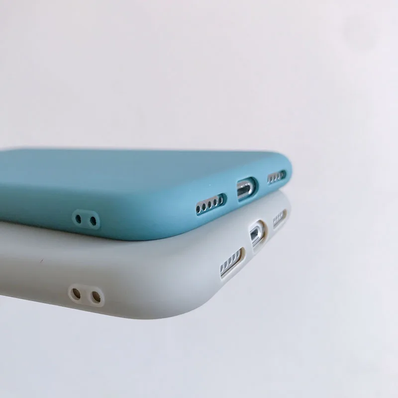 TPU Phone Case for iPhone XR X XS Max 11 12 13 Pro Max mini Luxury Soft Candy Cover for iPhone XR XS X 6 6S 7 8 Plus Case