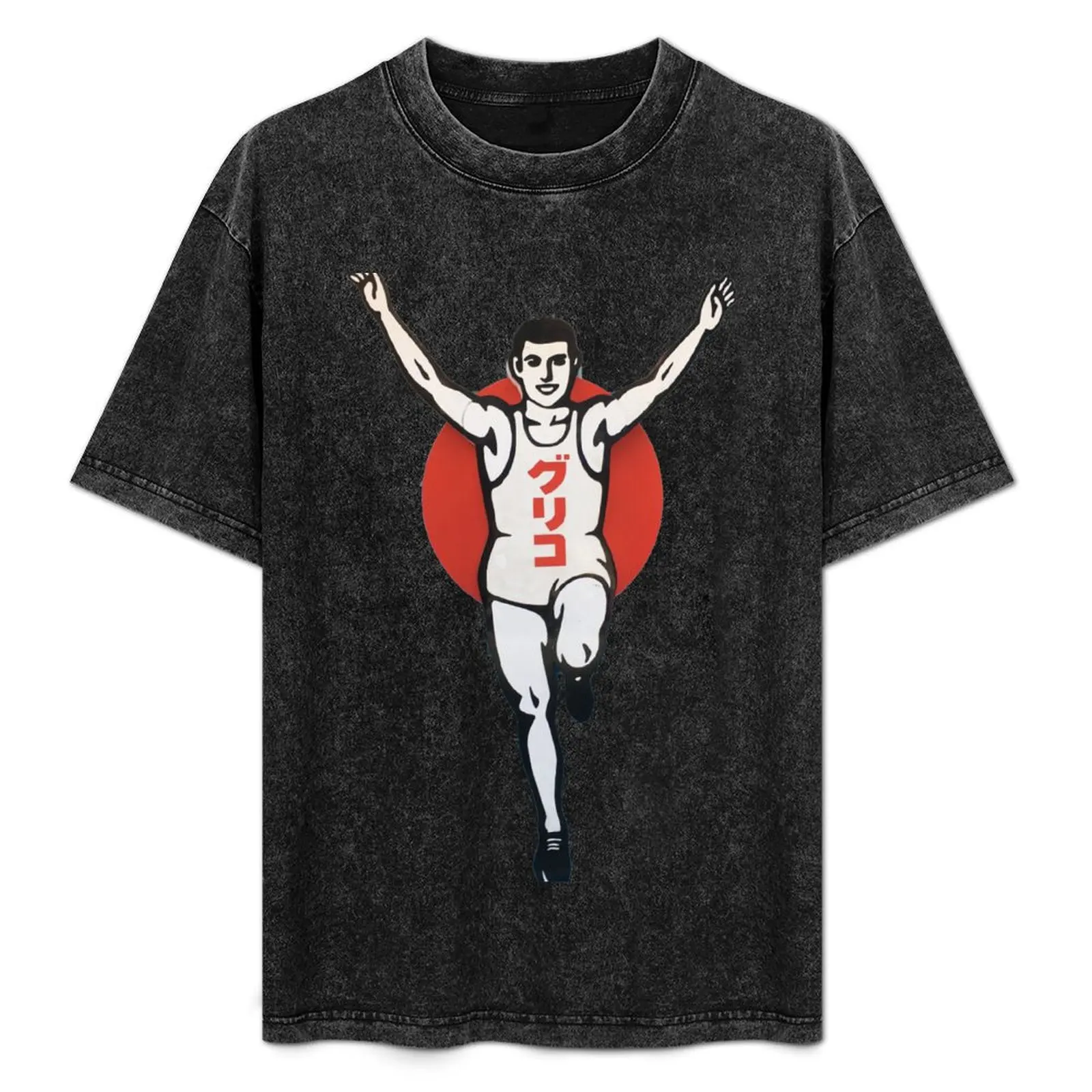 

Glico Man T-Shirt Classic Crew Neck Cotton T-Shirt