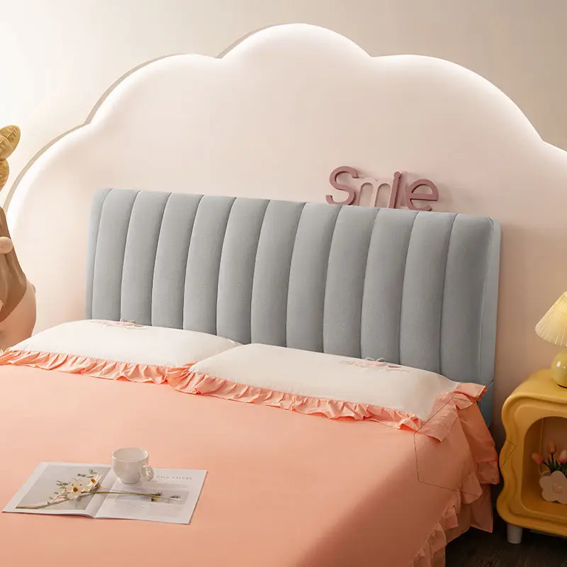 Capa de cabeceira universal creme vento engrossado almofada saco macio capa protetora