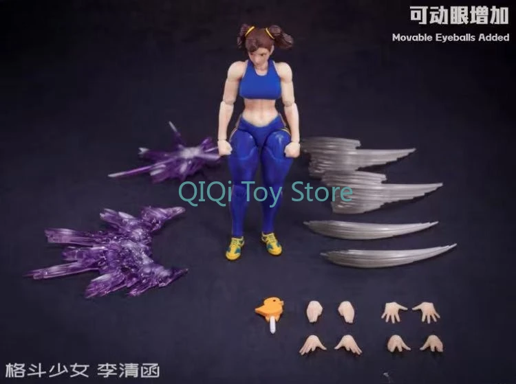 

In Stock 1/12 Fighting Girl Li Qinghan 6-inch Movable Doll Plain Body + Accessories Package