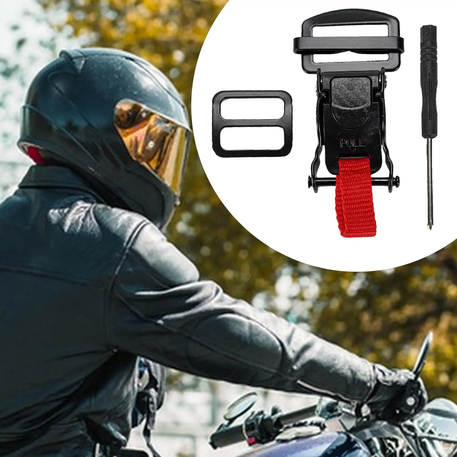 Kép 5: Motorbicikli helmets Élősövény Árammegszakító Abroncsozás Dublőz D Abroncsozás Biztonságos Élősövény Árammegszakító csipesz szíj helmes zár aljzat számára Motorbicikli helmets