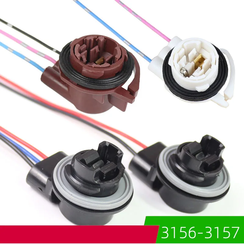 

T25 Led Bulb Adapters Base Connector For Turn Light Bulb 3156 Socket 3157 Lamp Holder 4157 Car Tail Light Bulb 3457 Base