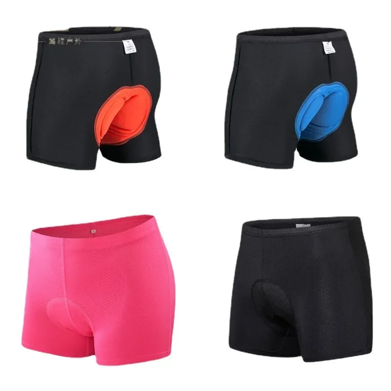 Cycling Shorts Sponge Padded Downhill Shorts Men Women Bicycle Breathable Quick Dry Underwear Bike Riding Clothing Biker Shorts