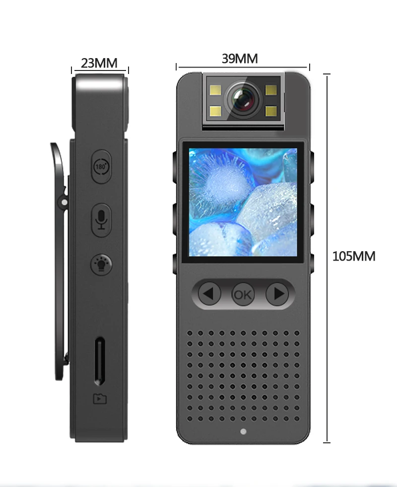 Police law enforcement recorder 1080P infrared night vision HD camera with wifi hotspot camera mini mini outdoor camera