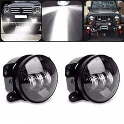 For 2007-2017 Jeep Patriot Pair Bumper LED Fog Lights Passing Lamp DRL Angel Eyes